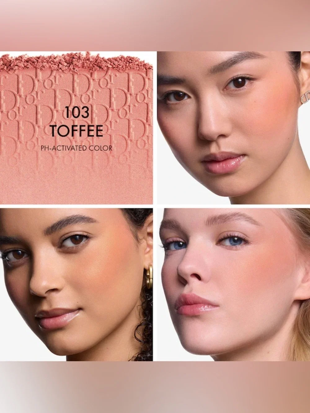 New Dior Rosy Glow Powder Blush 103 Toffee